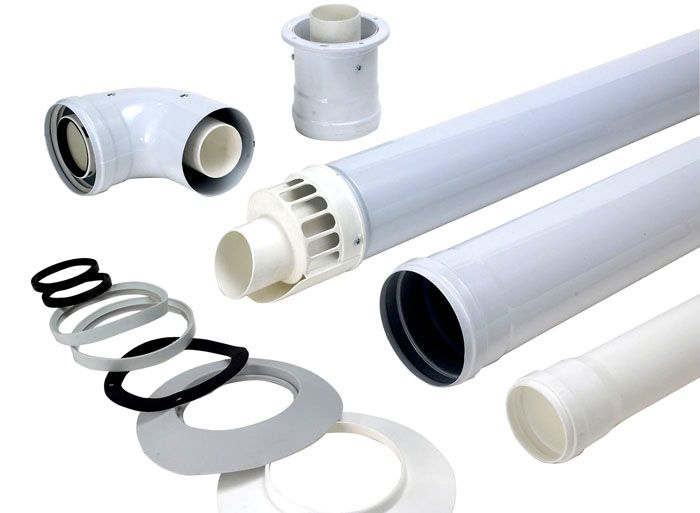 Kit di scarico coassiale