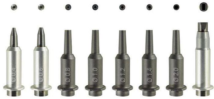 You can find a nozzle of any diameter on sale