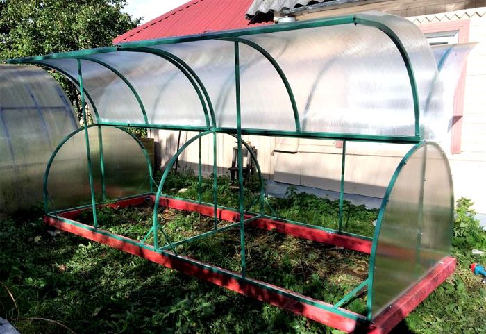 If the ground is too soft, the greenhouse can sink, so consider installing a small foundation right away.