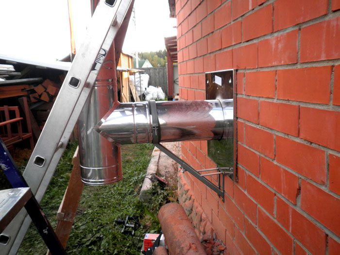 Le strutture metalliche possono essere le più primitive, senza isolamento integrato, con una camera d'aria resistente agli acidi e altre più complesse - con proprietà aerodinamiche migliorate e un sistema di alimentazione d'aria forzata