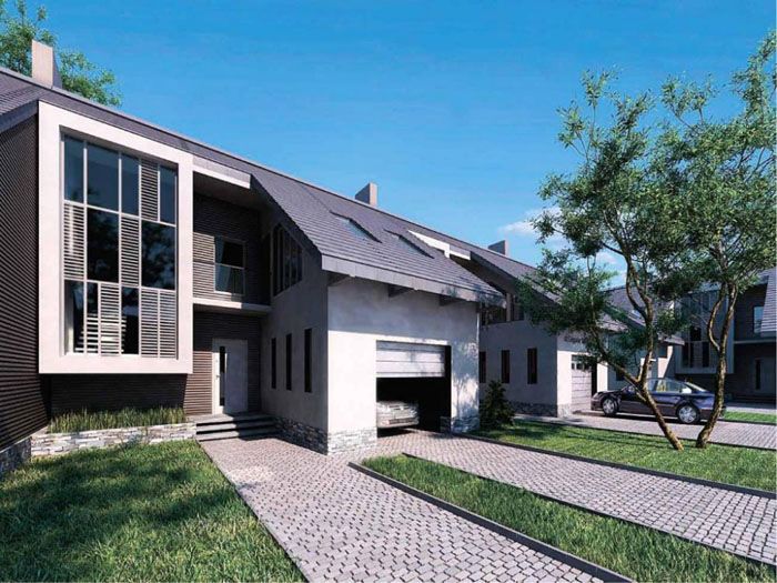 Projects of houses from aerated concrete