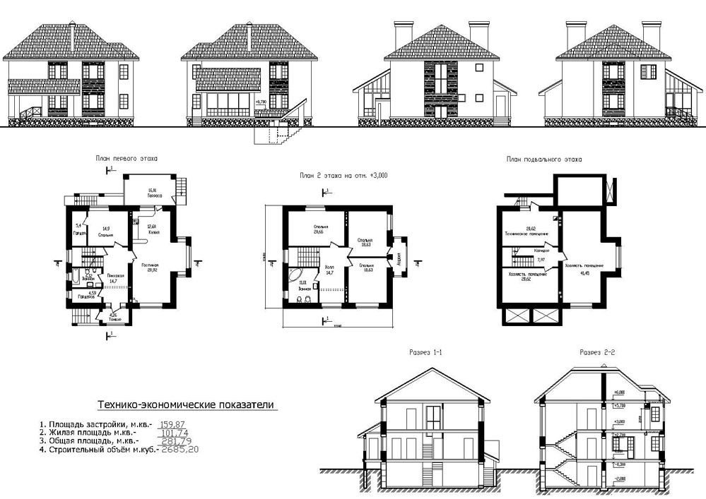 When choosing a standard project, the technical and economic indicators of a construction object are an important criterion that helps to make the right choice.