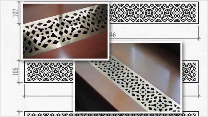 Em empresas que atuam na produção de elementos de decoração de interiores, você pode solicitar grades de ventilação de acordo com os esboços individuais