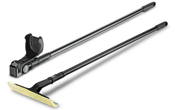 È possibile acquistare separatamente un'estensione (supporto) per un tergicristallo e una spugna su un'impugnatura estesa