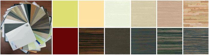 Dengan menggunakan teknologi laminasi, mereka membuat permukaan dengan ciri estetik yang sangat baik