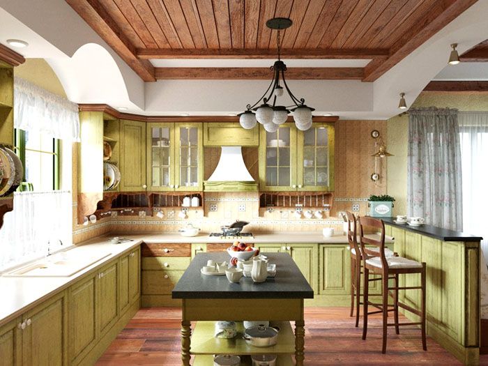 ห้องครัวสไตล์โพรวองซ์เป็นที่นิยมของชาวเมืองในเรื่องความเรียบง่ายและซับซ้อน