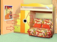 Гардероб и кухи стъпала с чекмеджета