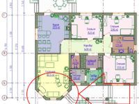 Τραπεζαρία με παράθυρο σε προεξοχή