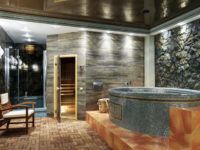 Το χαμάμ στο υπόγειο προστατεύεται καλά από περιττή απώλεια θερμότητας