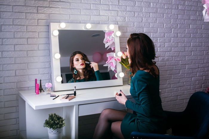 Highlighting will show the slightest makeup imperfections