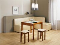 Mobilierul mic lasă mult spațiu liber