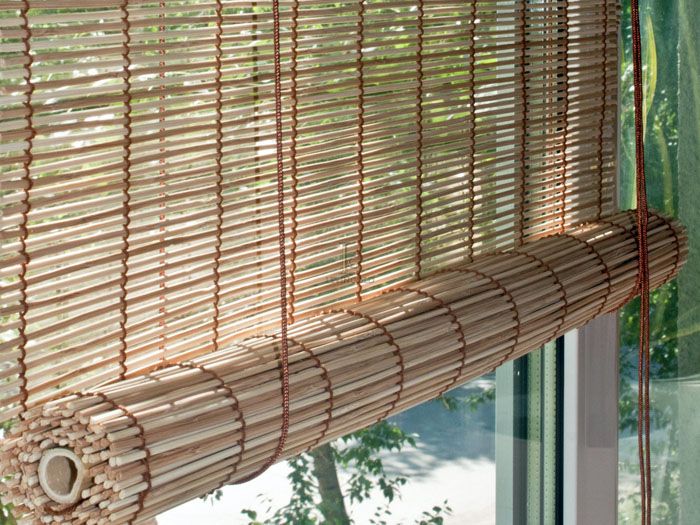 Bamboo slats look great in eco-friendly interiors