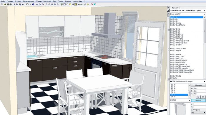 คอมพิวเตอร์กราฟิกจะช่วยให้คุณคำนวณขนาดขนาดของเฟอร์นิเจอร์และตำแหน่งของอุปกรณ์ทางเทคนิคได้ล่วงหน้า