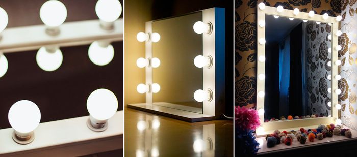 The miracle mirror is attached to magnetic clips