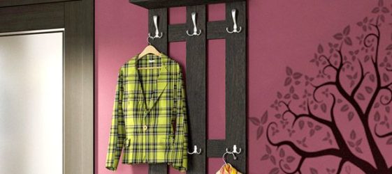 Umeraș de perete pe hol