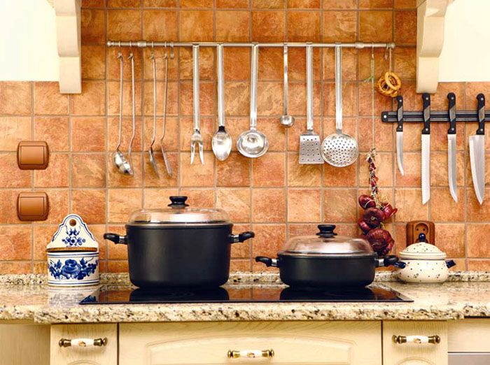 The traditional option is classic ceramic tiles