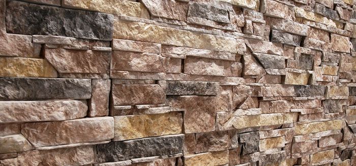 Интересна текстура се допълва от метод за зидария