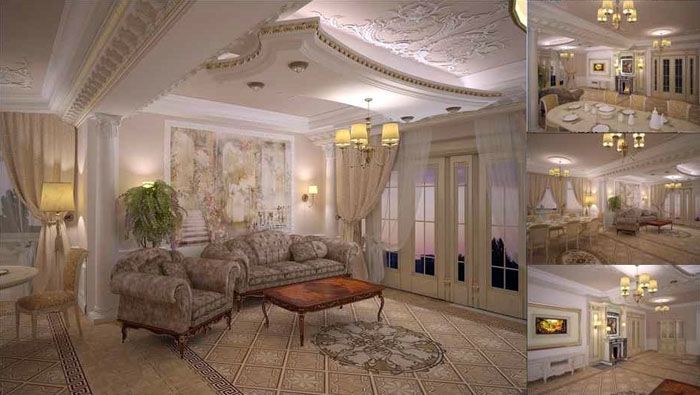 L'image électronique au format 3D est pratique pour étudier la conception du hall de l'appartement sous différents angles