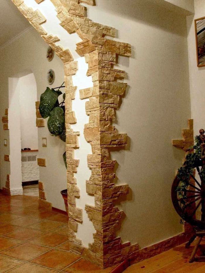 Не е необходимо да покривате цялата стена, малка украсена част изглежда много по-лаконична