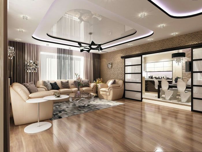 Таванът трябва да допълва мебелите, а не да привлича цялото внимание към себе си