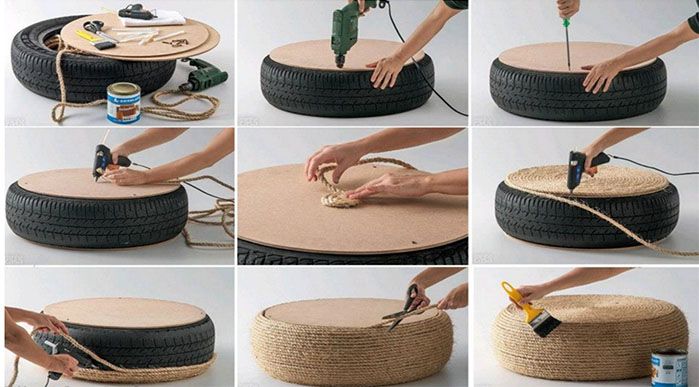 Instruções passo a passo com fotos para criar uma mesa interessante