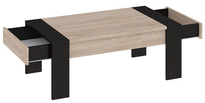 As gavetas podem ser localizadas em lados estreitos opostos