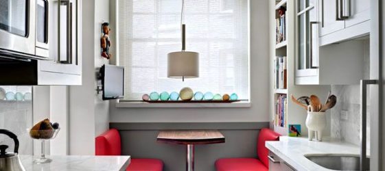 Reka bentuk dalaman dapur kecil: foto