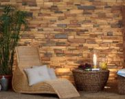 İç mekanda dekoratif yapay taş: fiyat, fotoğraf