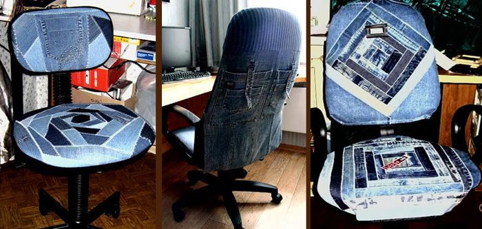 Áo choàng denim rất hợp trong nội thất hiện đại