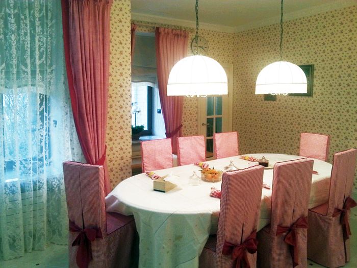 Sự thống nhất của hình ảnh dệt trông hài hòa trong nội thất nhà bếp