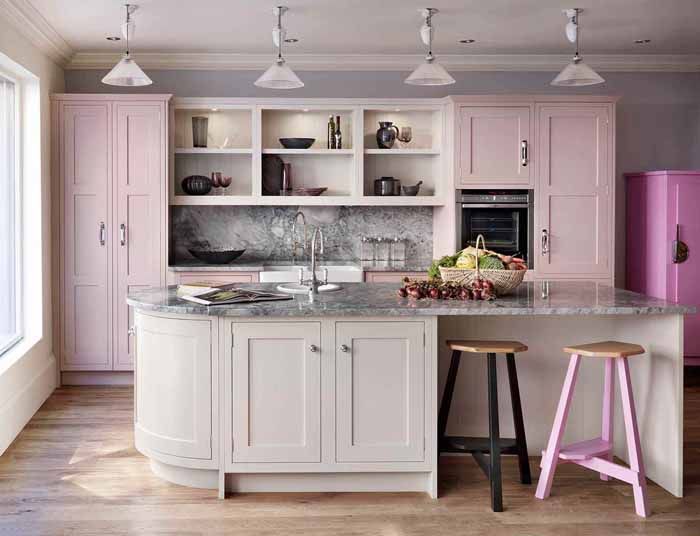 Delicate kitchens will appeal to gentle and kind people