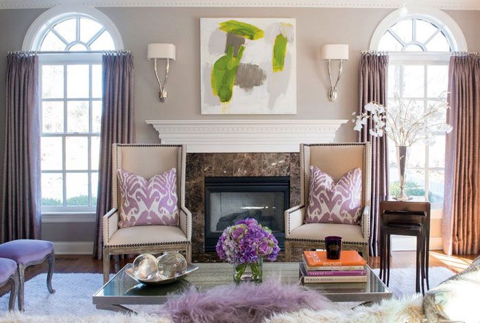 The overall balance can be broken with one color accent