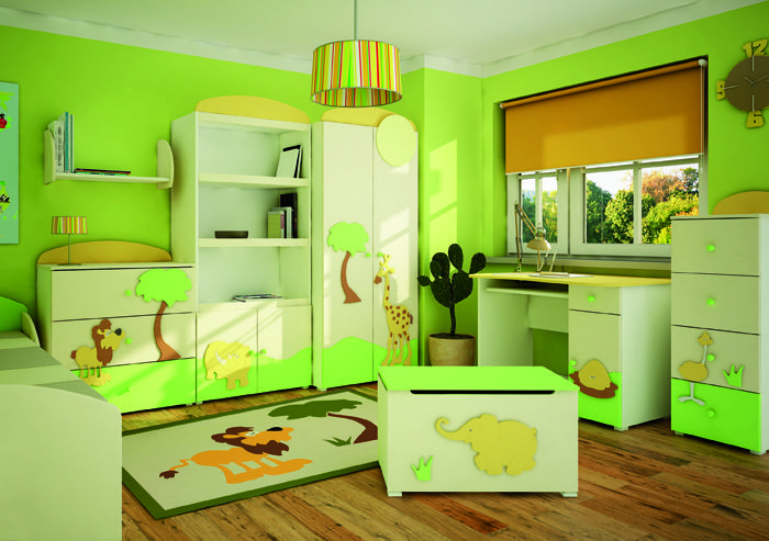 Colorful elements are beautifully set off in the background