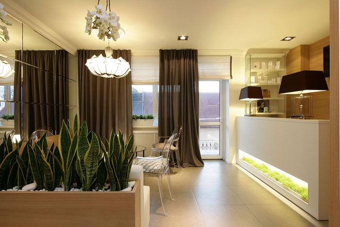 Chocolate adds accents, and beige serves as a background