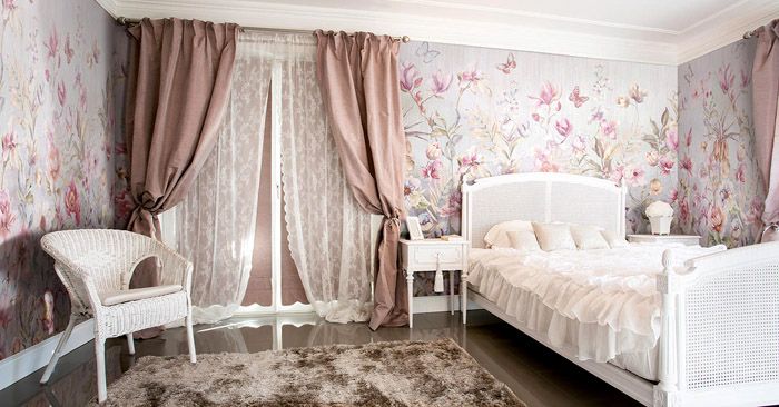 Delightful dreams will flock to such a bedroom from all over the world