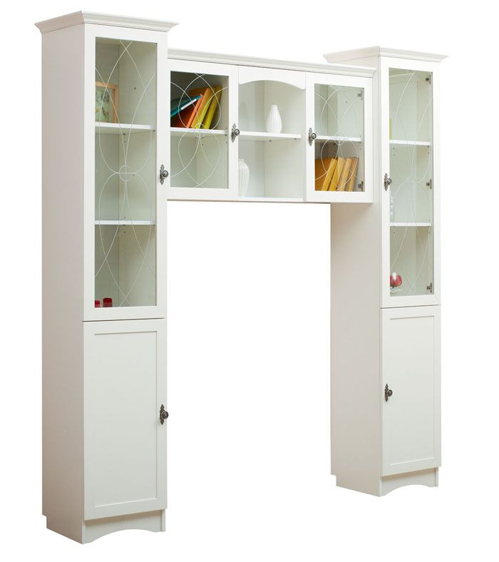 Kitchen wall cabinets-shelves are very convenient for small items and dishes