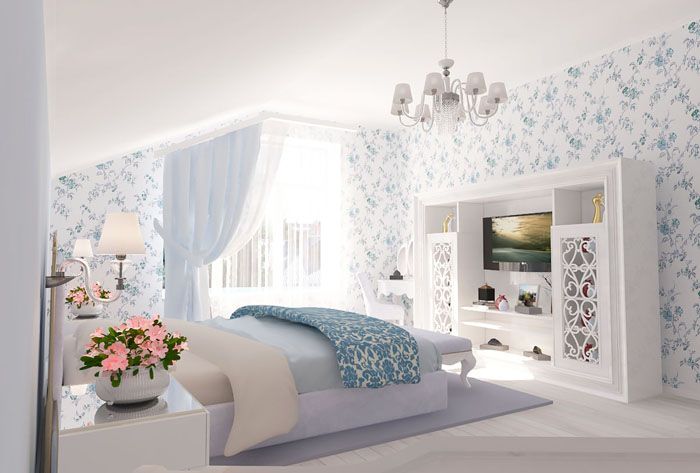 Light background and small flowers on white - a must