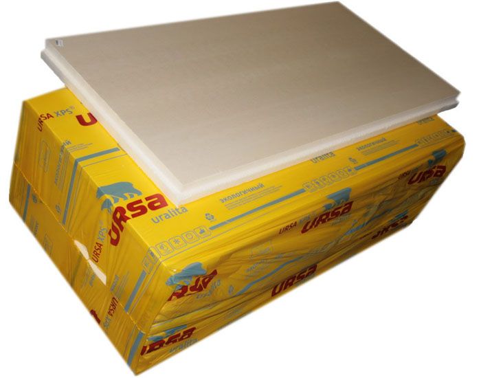 URSA extruded polystyrene foam is in demand for individual housing construction