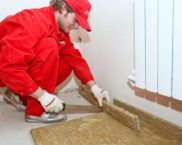 ติดตั้งฉนวนป้องกันเสียงรบกวนที่พื้นในอพาร์ตเมนต์