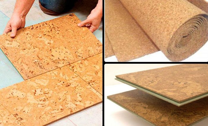 Cork soundproofing can be realized as panels, tiles or rolls