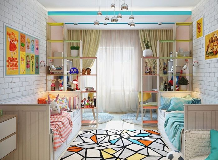 Het verschil tussen elke helft is in kleur. En je kunt een enkele stijl kiezen die iedereen leuk zal vinden.