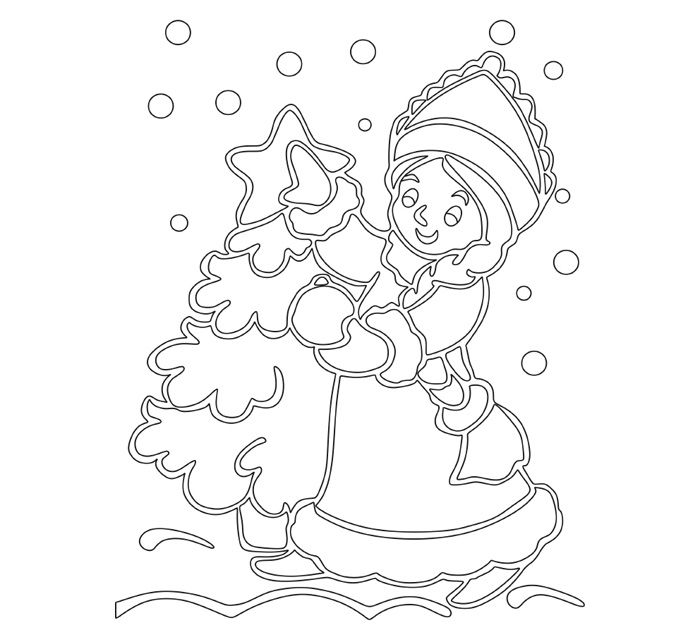 Snow Maiden will delight little girls