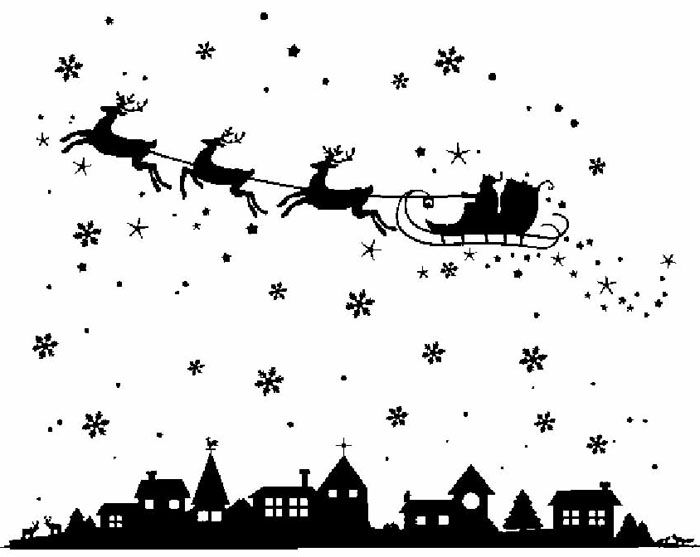 Το vytynanka φαίνεται πανέμορφο στα παράθυρα για το νέο έτος σε ένα videanno με ελάφια