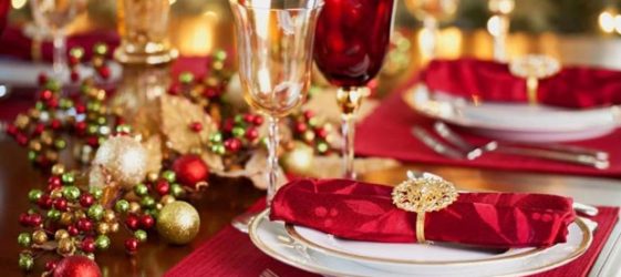 Decorazione della tavola di Capodanno