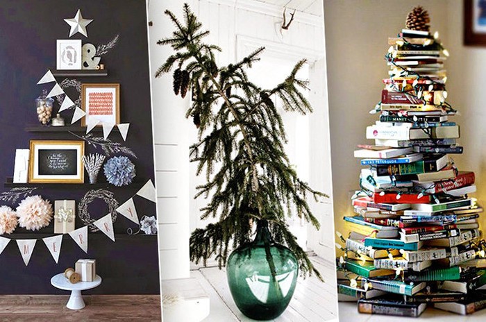 An artificial tree of a completely original look will be obtained from imitation. A small tree can be put in a beautiful bottle, proportionate to the weight of the ate