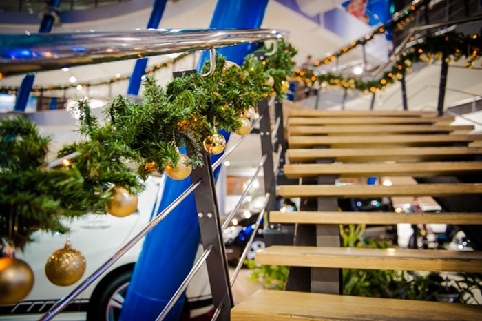 Aber natürlich fasziniert das Interlacing des Geländers