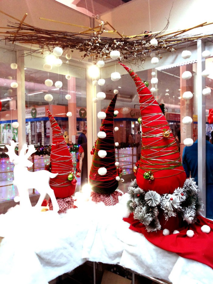 Auch wenn kein Produkt ausgestellt ist, werden die Kunden die Gelegenheit nicht verpassen, das Dekor zu bewundern