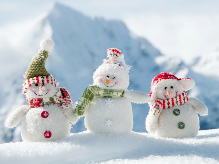 DIY snowmen for the New Year