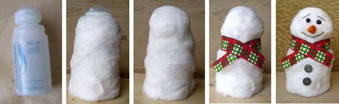 Waste improvised material - a container that has become unnecessary from under a cosmetic product will fit as a durable and convenient base