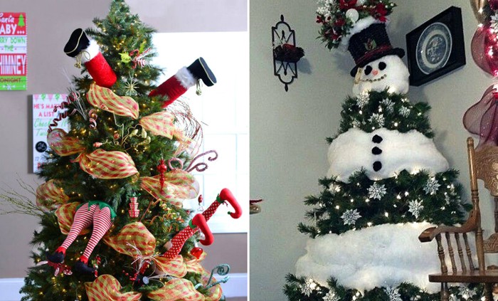 Στο νηπιαγωγείο, μπορείτε να διακοσμήσετε το δέντρο με μη τυπικούς τρόπους